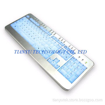 Super Slim EL Backlit Multimedia Keyboard BK2019MEL